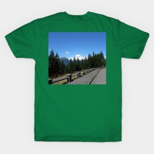 Mt Rainer Overlook By The Road T-Shirt